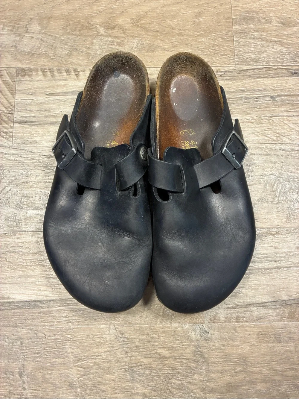 Birkenstock Boston Leather Clogs Shoes